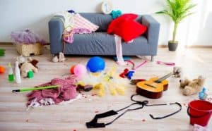 rêver de maison en désordre