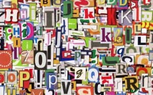 Rêver de lettres de l'alphabet.