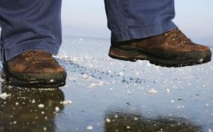rêver de marcher sur la glace