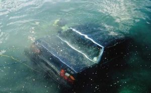 Rêver de tomber dans une rivière avec la voiture